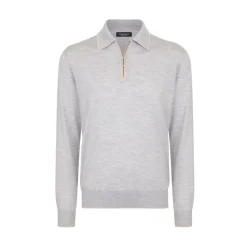 New Knit Zip Polo Mens Last Sizes