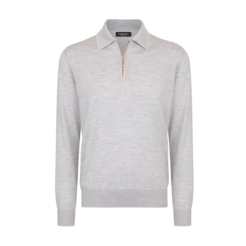 New Knit Zip Polo Mens Last Sizes