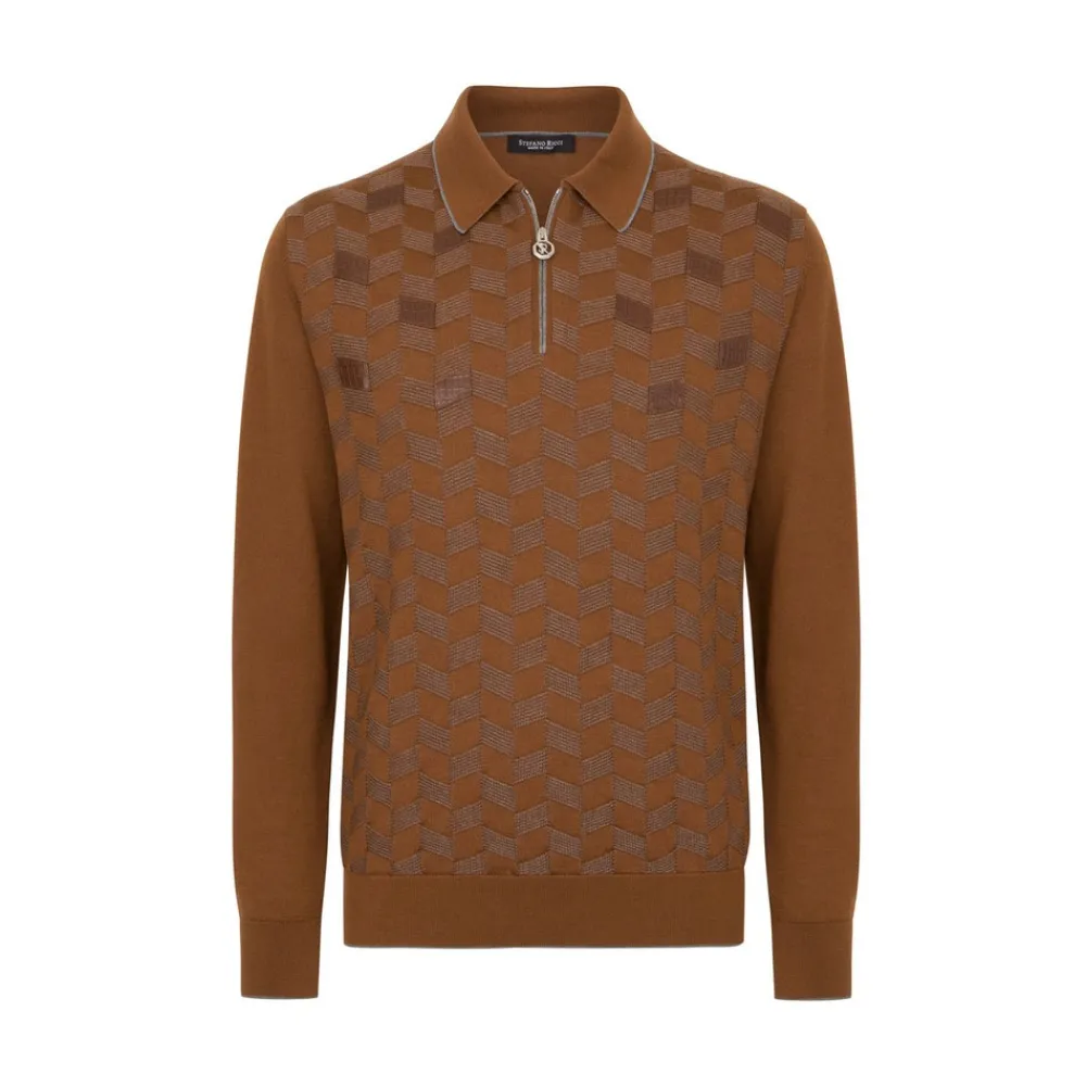 New Knit Zip Polo Mens Last Sizes