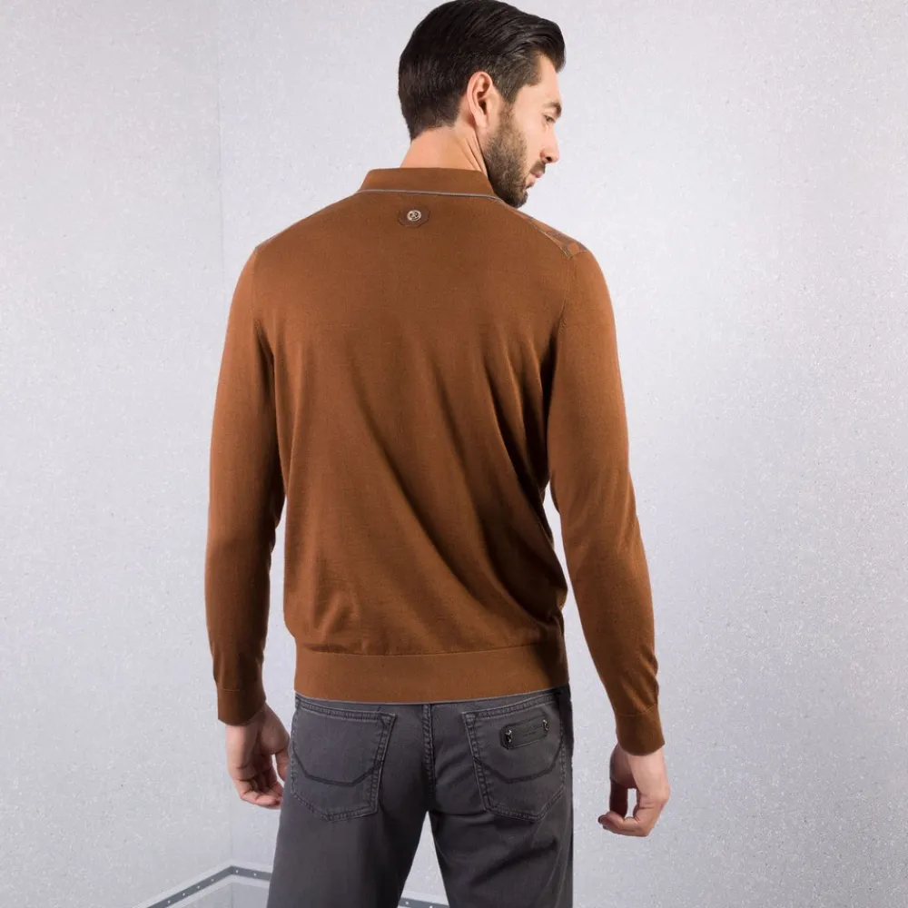 New Knit Zip Polo Mens Last Sizes