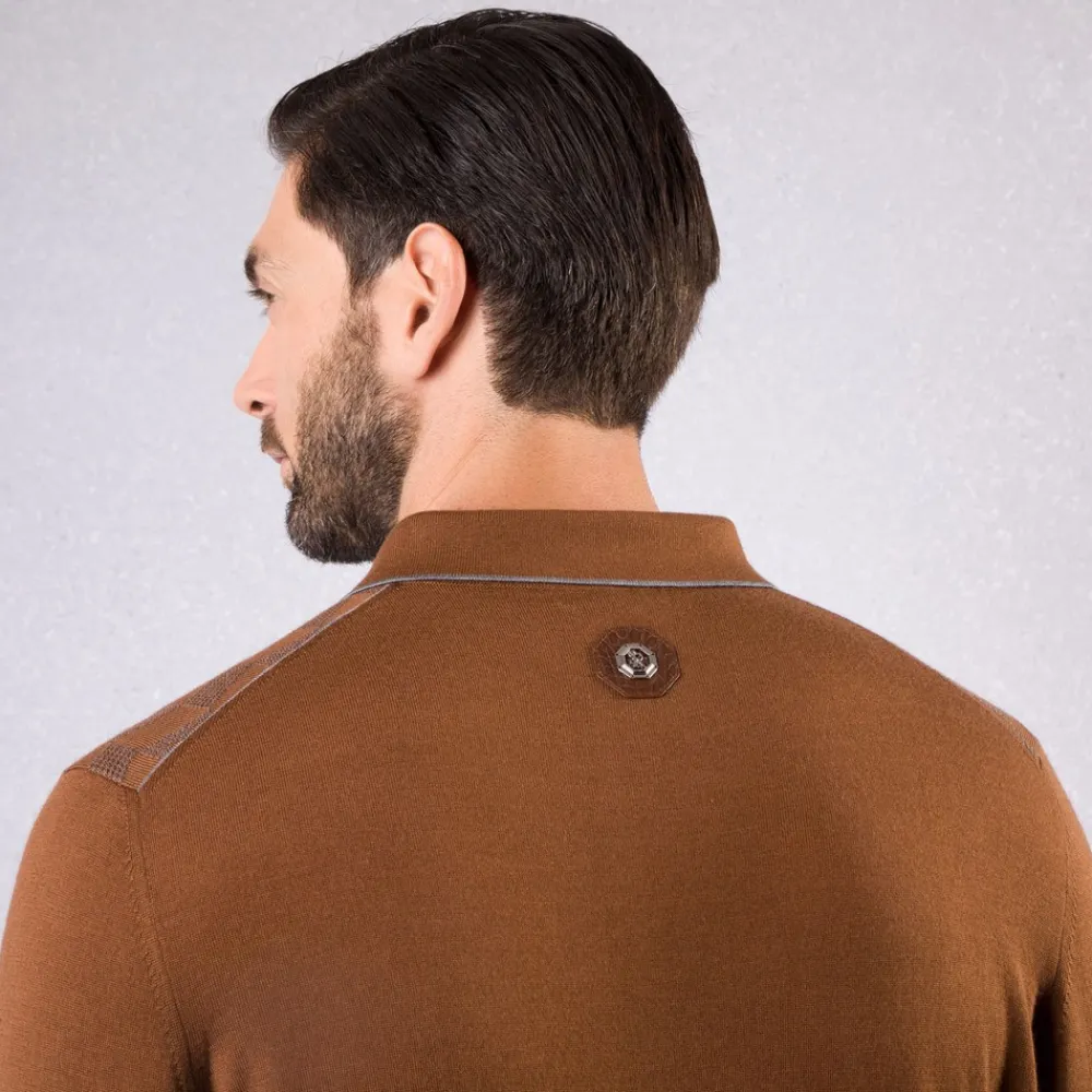 New Knit Zip Polo Mens Last Sizes