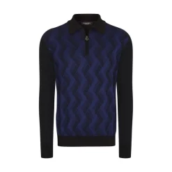 Best Knit Zip Polo Mens Knitwear