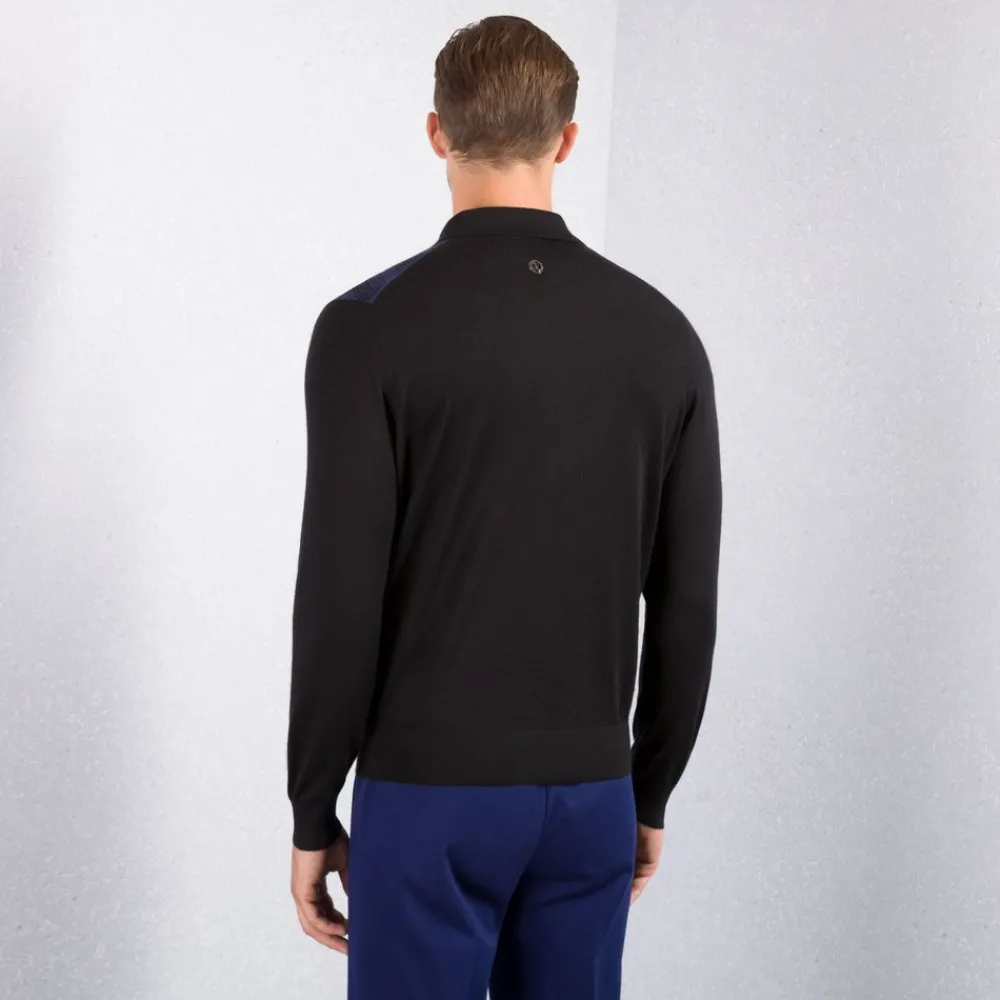 Best Knit Zip Polo Mens Knitwear