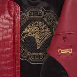 Online Lambskin And Crocodile Blouson Mens Outerwear
