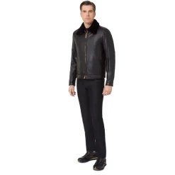Outlet Lambskin Jacket With Mink Fur Lining Mens Last Sizes