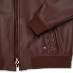 Hot Lambskin Leather And Shearling Blouson Mens Last Sizes
