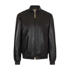 Flash Sale Lambskin Leather Blouson Mens Outerwear