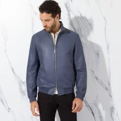 Sale Lambskin Leather Blouson Mens Last Sizes