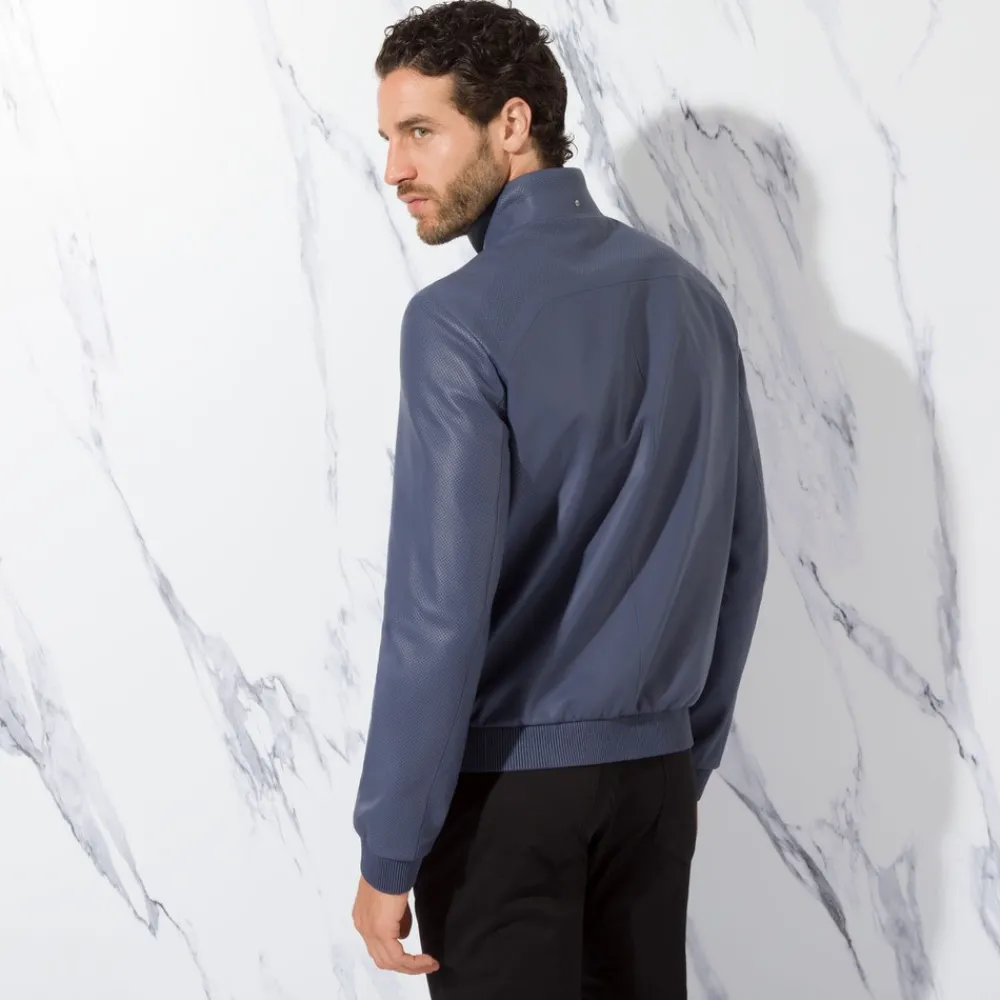 Sale Lambskin Leather Blouson Mens Last Sizes
