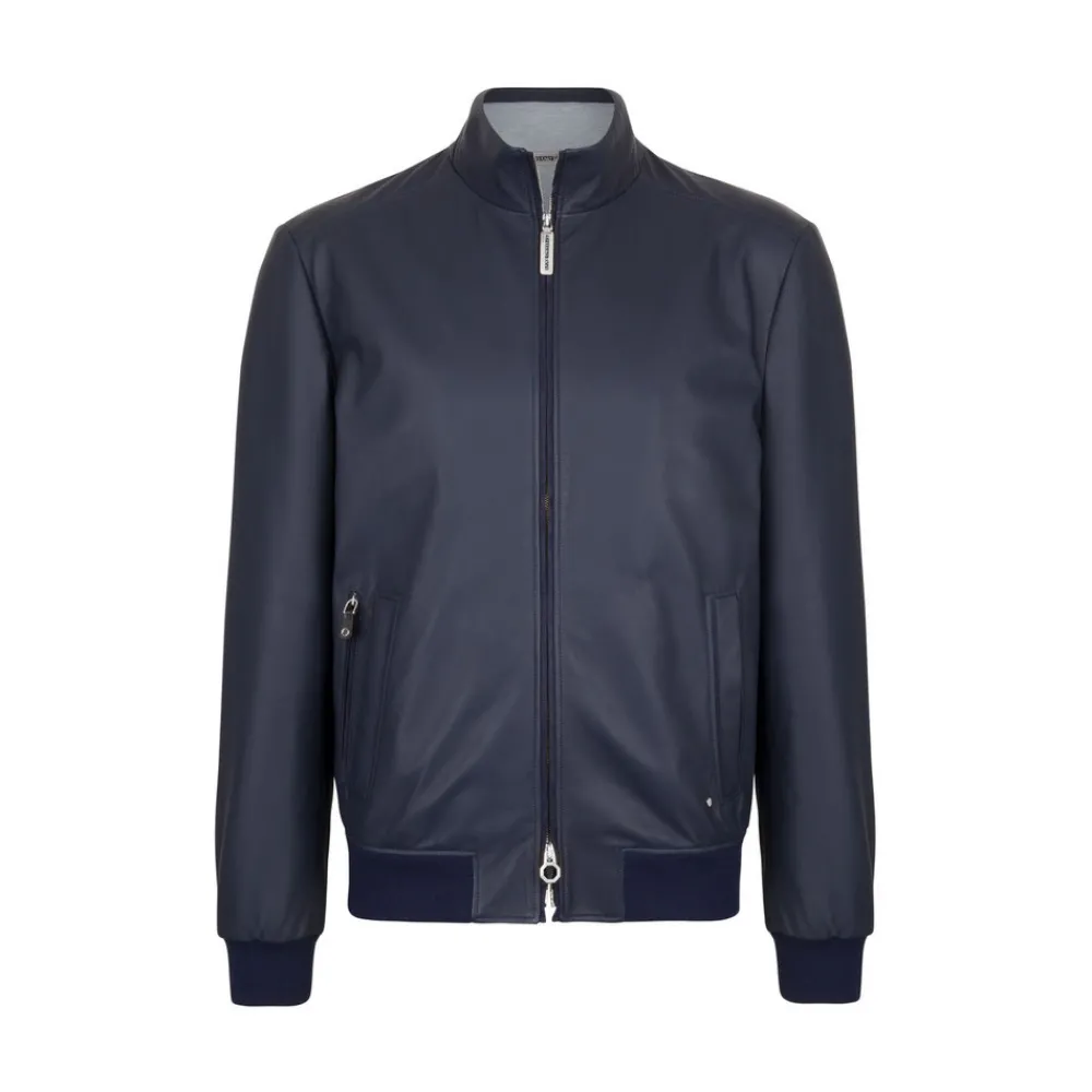 New Lambskin Leather Blouson Mens Outerwear
