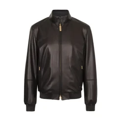 Flash Sale Lambskin Leather Blouson Mens Outerwear