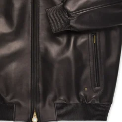 Flash Sale Lambskin Leather Blouson Mens Outerwear