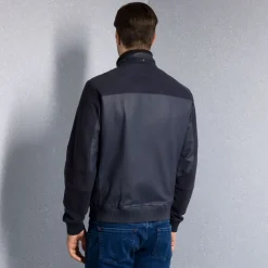 Outlet Lambskin, Shearling And Crocodile Leather Blouson Mens Outerwear
