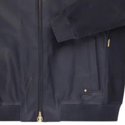 Outlet Lambskin, Shearling And Crocodile Leather Blouson Mens Outerwear