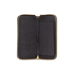 Outlet Leather Zip Pouch Small Leather Goods