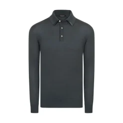 Sale Long Sleeved Three Button Polo Mens Last Sizes