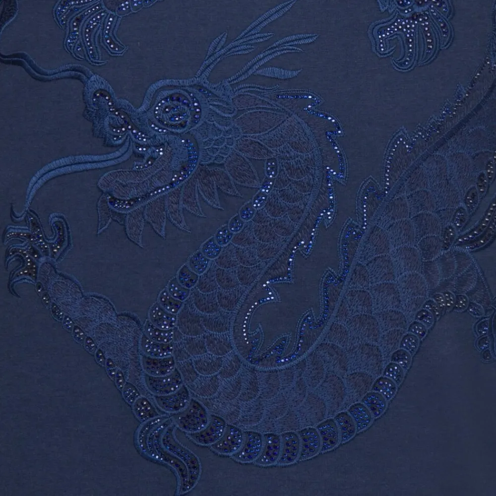 Store Long Sleeved T-Shirt With Chinese Dragon Motif Mens T-Shirts