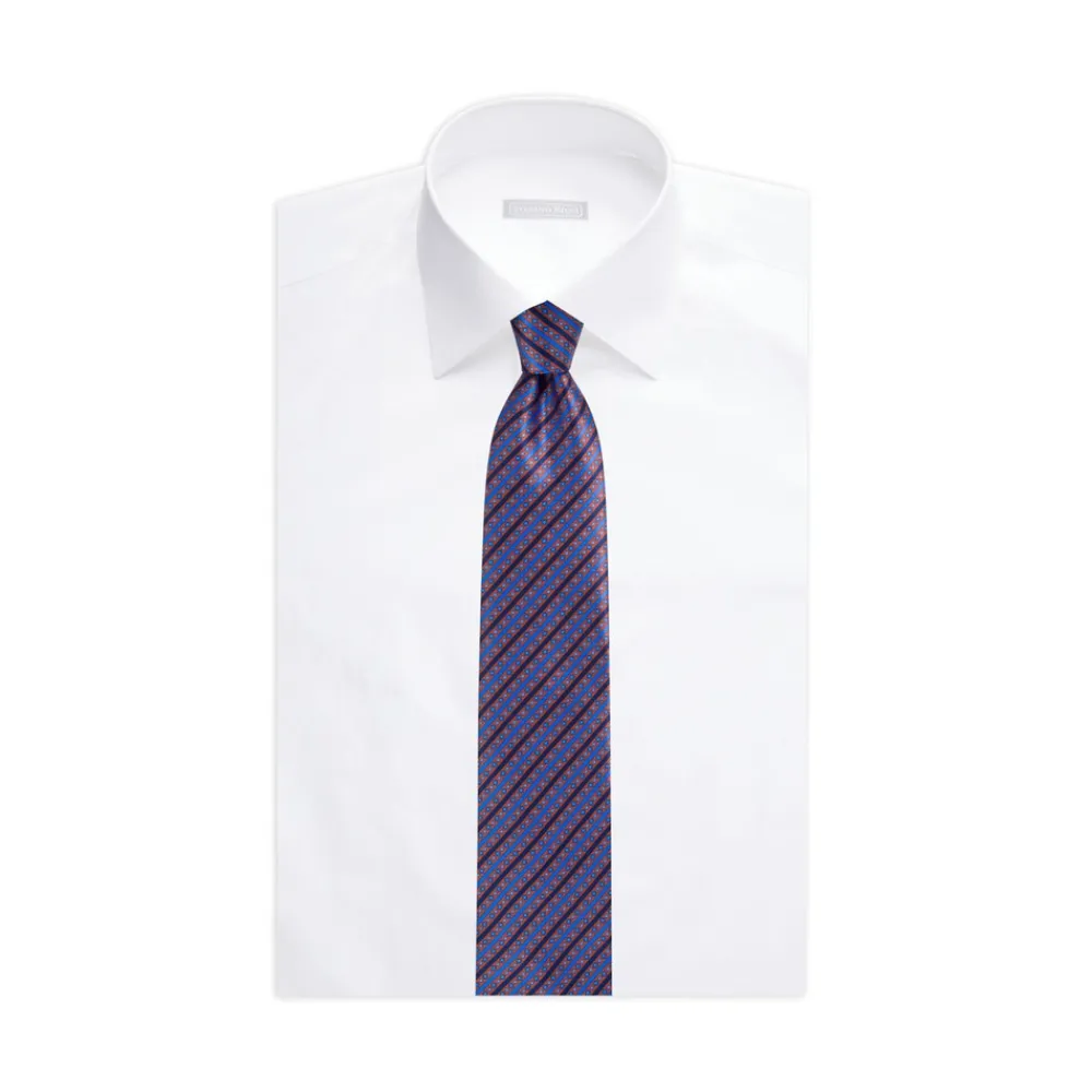 Flash Sale Luxury Hand Printed Silk Tie Ties