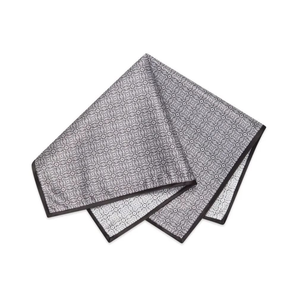 Clearance Luxury Hand Printed Silk Tie Set Ties