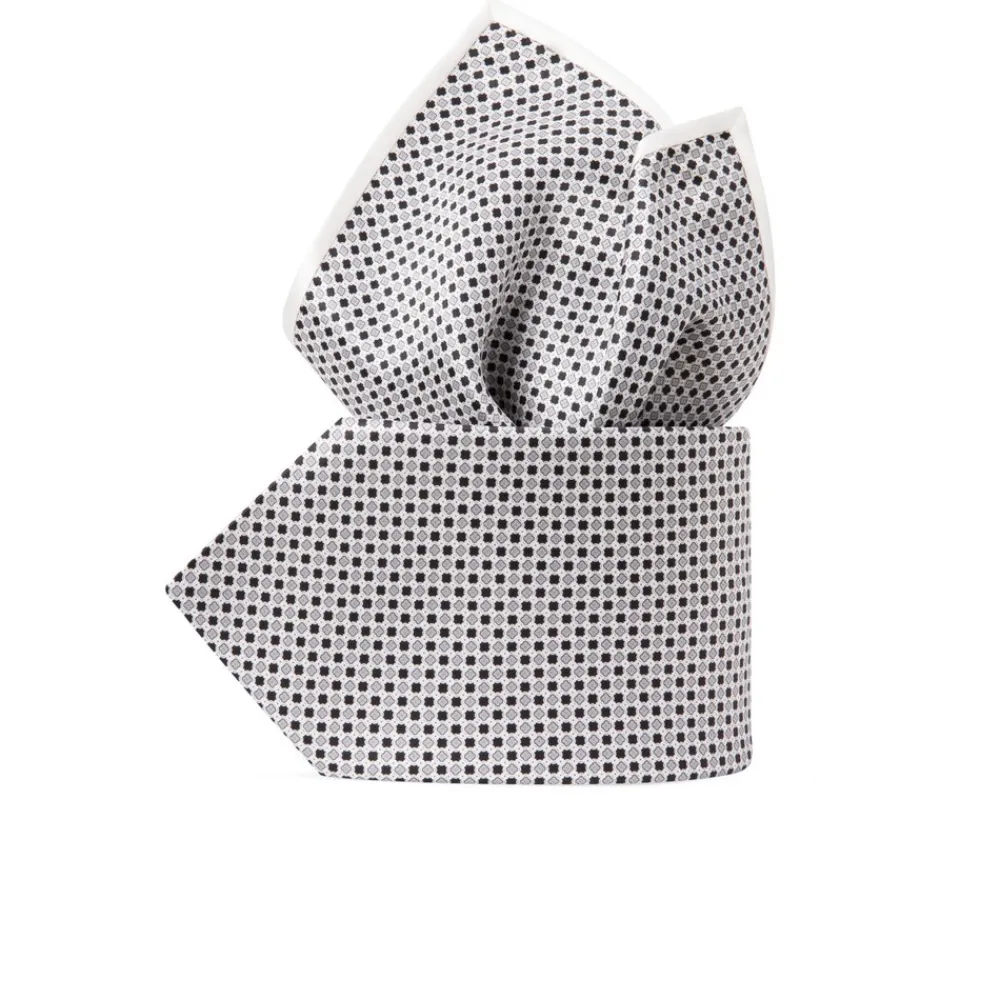 Shop Luxury Hand Printed Silk Tie Set Ties