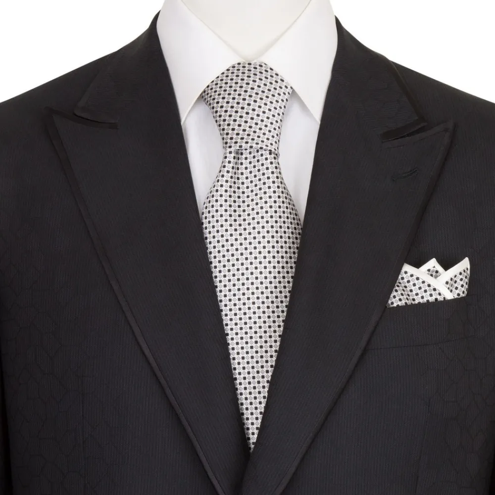 Shop Luxury Hand Printed Silk Tie Set Ties