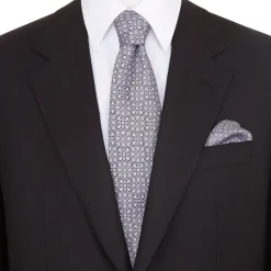 Best Sale Luxury Hand Printed Silk Tie Set Ties