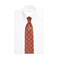 Hot Luxury Hand Printed Silk Tie Ties