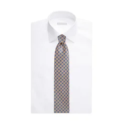 Discount Luxury Hand Printed Silk Tie Ties