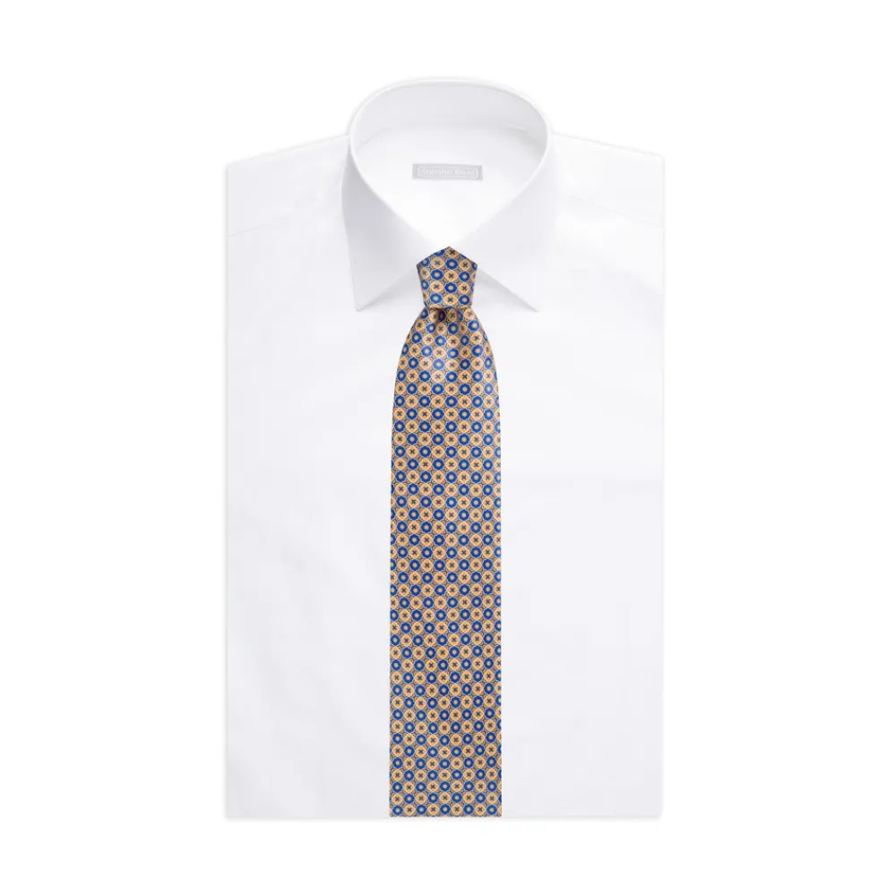 Discount Luxury Hand Printed Silk Tie Ties