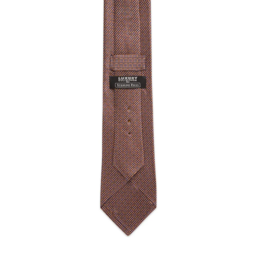 Clearance Luxury Hand Printed Silk Tie Ties