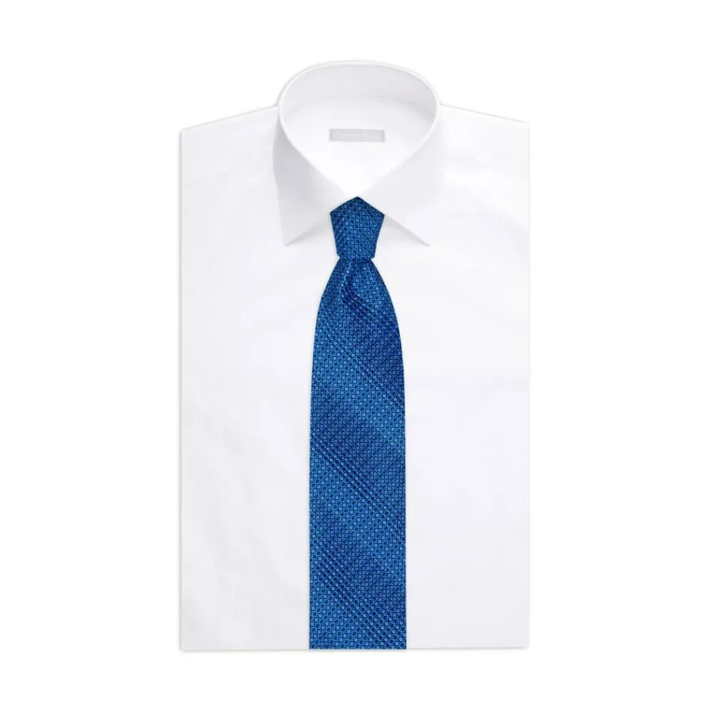 New Luxury Pleated Silk Tie Ties