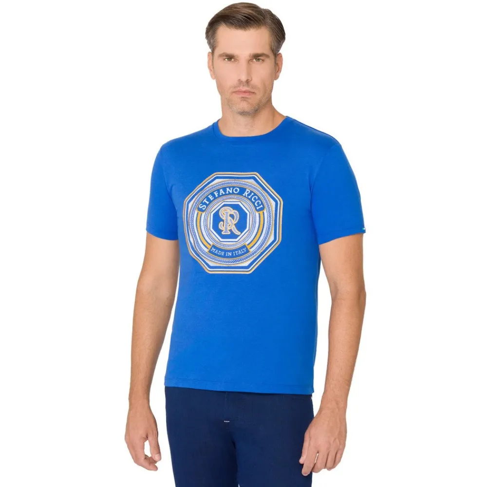 Shop Marine Crew Neck T-Shirt Mens T-Shirts
