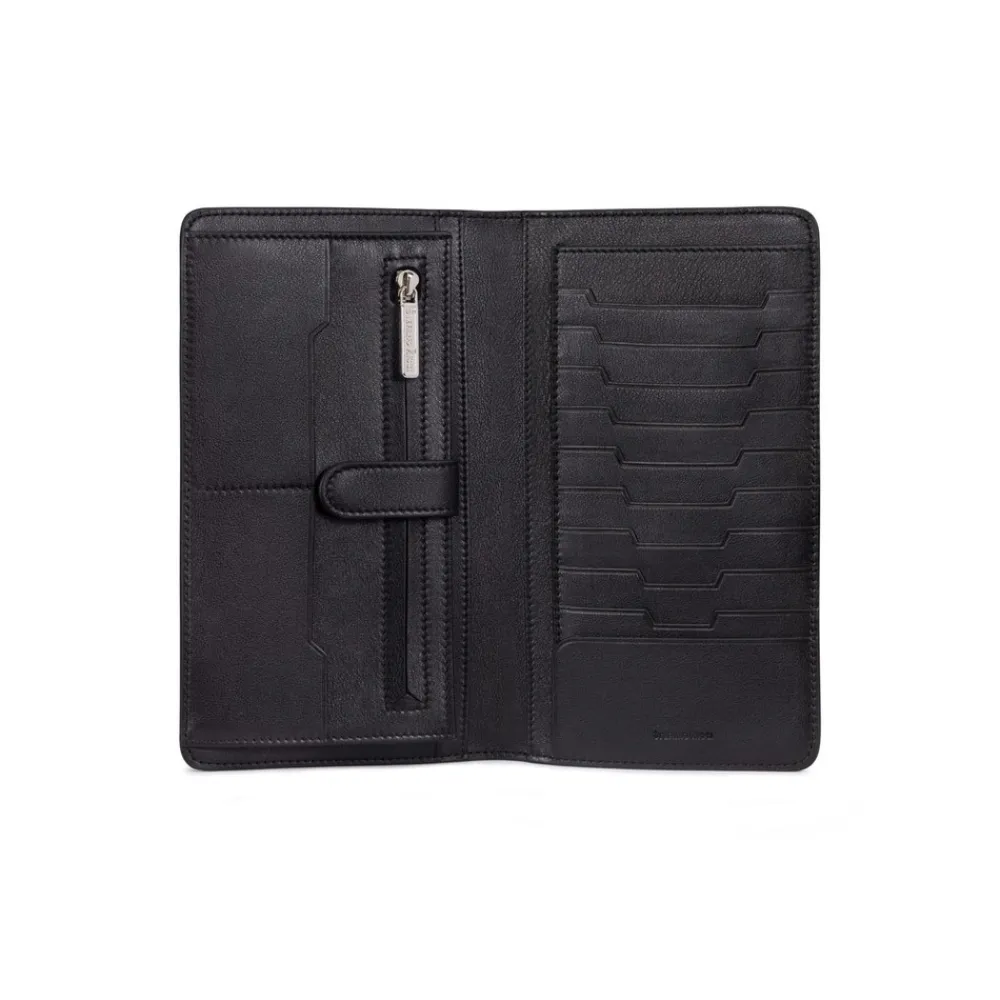 Best Sale Matted Crocodile And Calfskin Leather Wallet Small Leather Goods