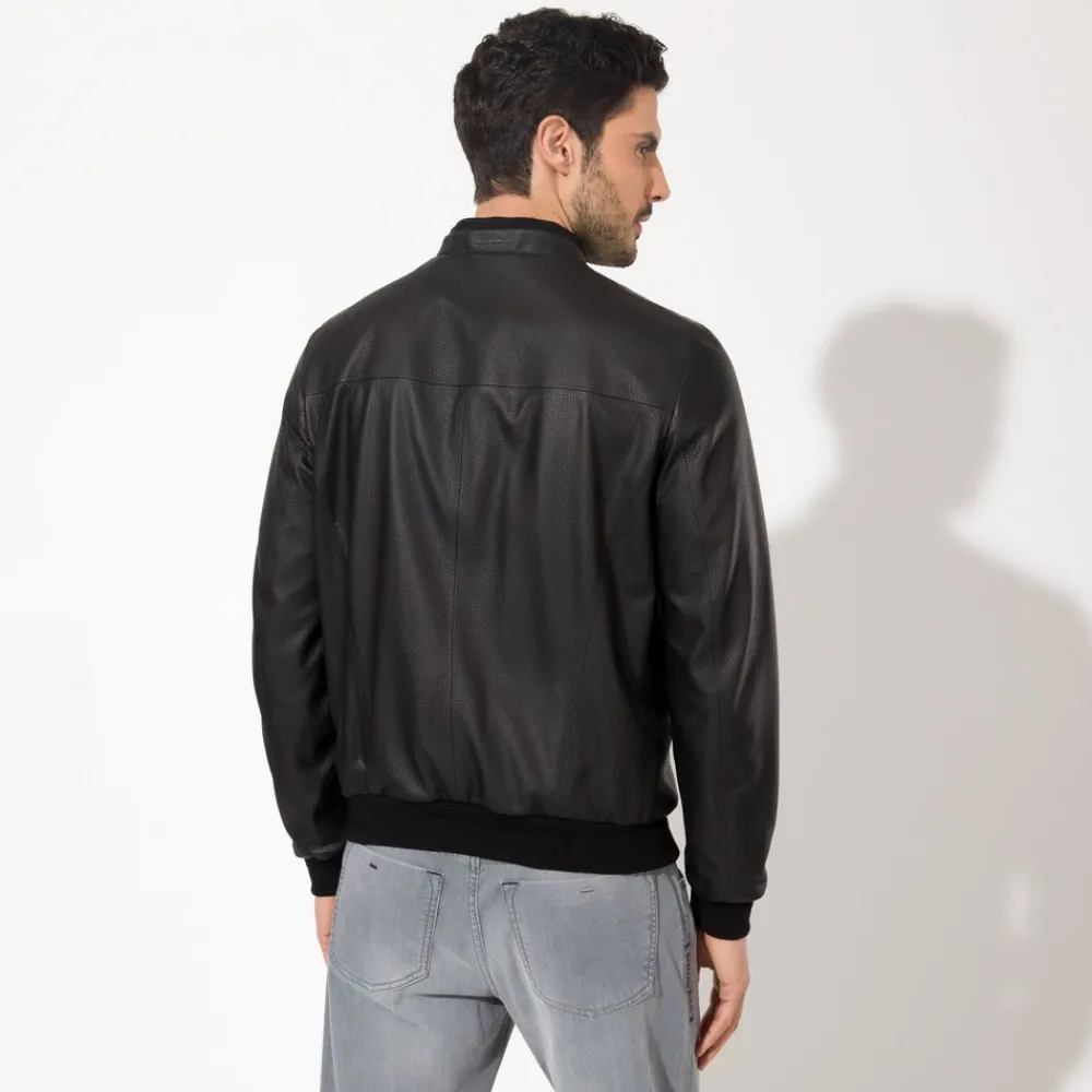 Shop Matted Crocodile And Deer Leather Blouson Mens Last Sizes
