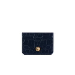 Cheap Matted Crocodile Card Holder Small Leather Goods
