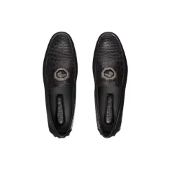 Sale Matted Crocodile Driving Shoes Loafers