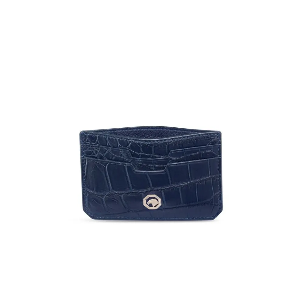 Flash Sale Matted Crocodile Leather Card Holder Small Leather Goods