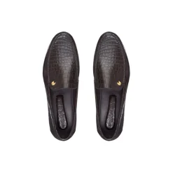 Online Matted Crocodile Leather Loafers Loafers