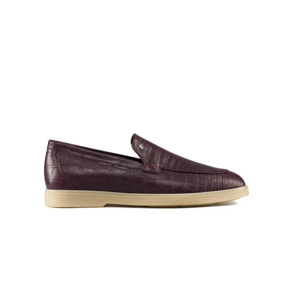 Best Matted Crocodile Leather Loafers Loafers