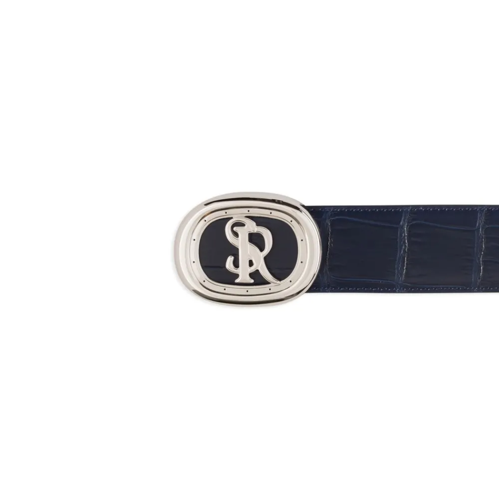Best Sale Matted Crocodile Leather Belt Belts