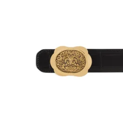 Shop Matted Crocodile Leather Belt Belts