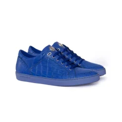 Online Matted Crocodile Leather Sneakers Sneakers