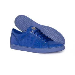 Online Matted Crocodile Leather Sneakers Sneakers