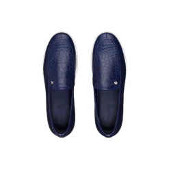 Discount Matted Crocodile Leather Loafers Loafers