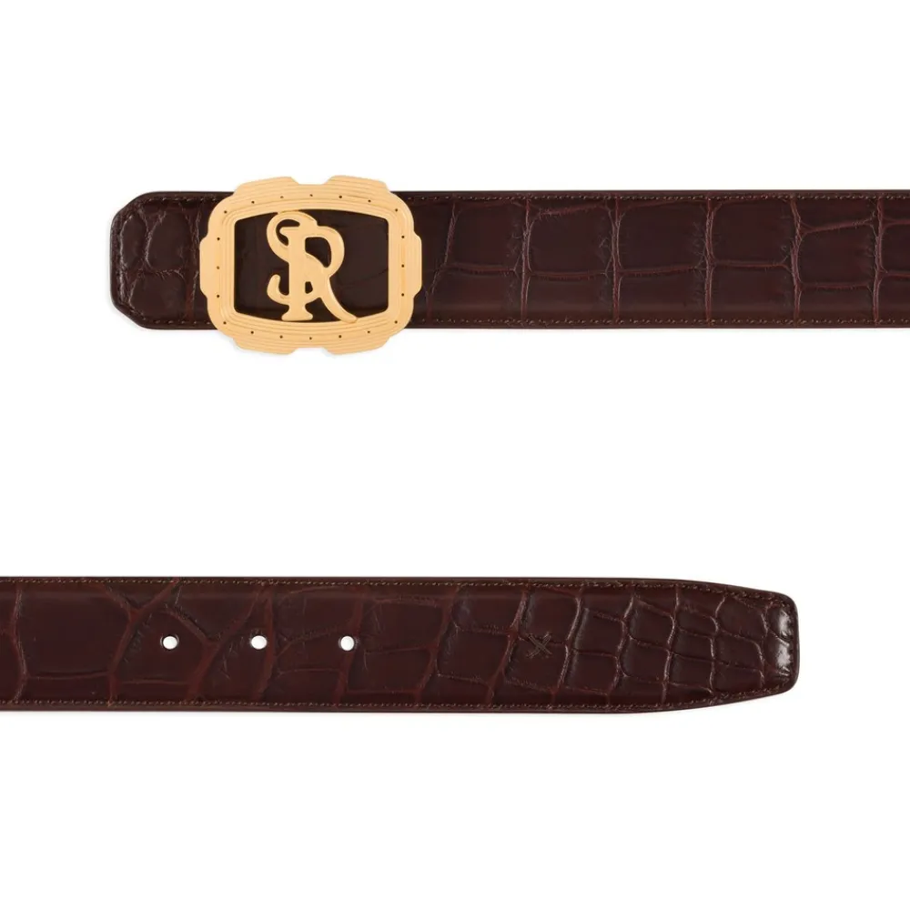 Best Matted Crocodile Leather Belt Belts
