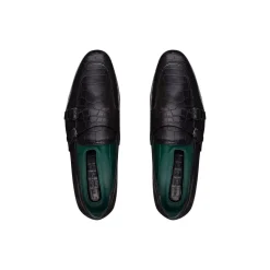 Best Matted Crocodile Monk Strap Loafers Loafers