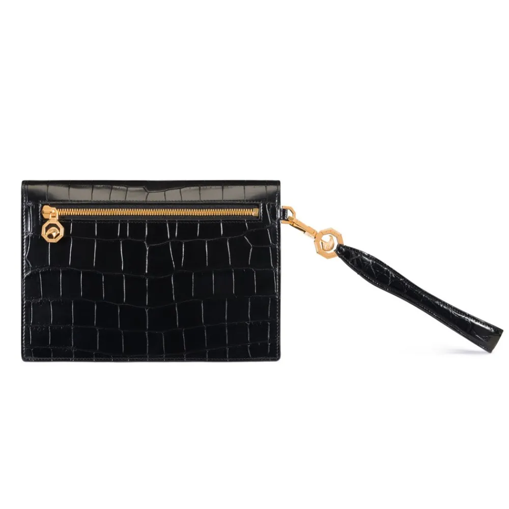 Best Matted Crocodile Travel Pouch Small Leather Goods