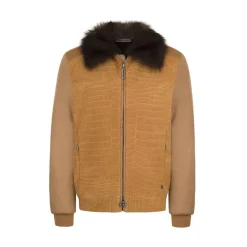 Cheap Mink Collar Blouson Mens Outerwear
