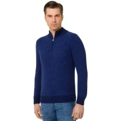Cheap Mock Neck Sweater With Zip Mens Knitwear