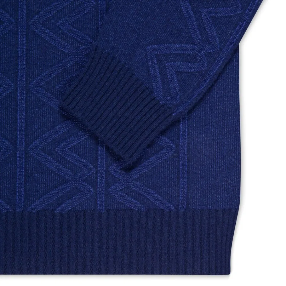 Cheap Mock Neck Sweater With Zip Mens Knitwear